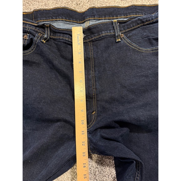 Levi's 550 Relaxed Fit Jeans Mens Size W44 L34 Dark Wash Denim Blue - Picture 7 of 11